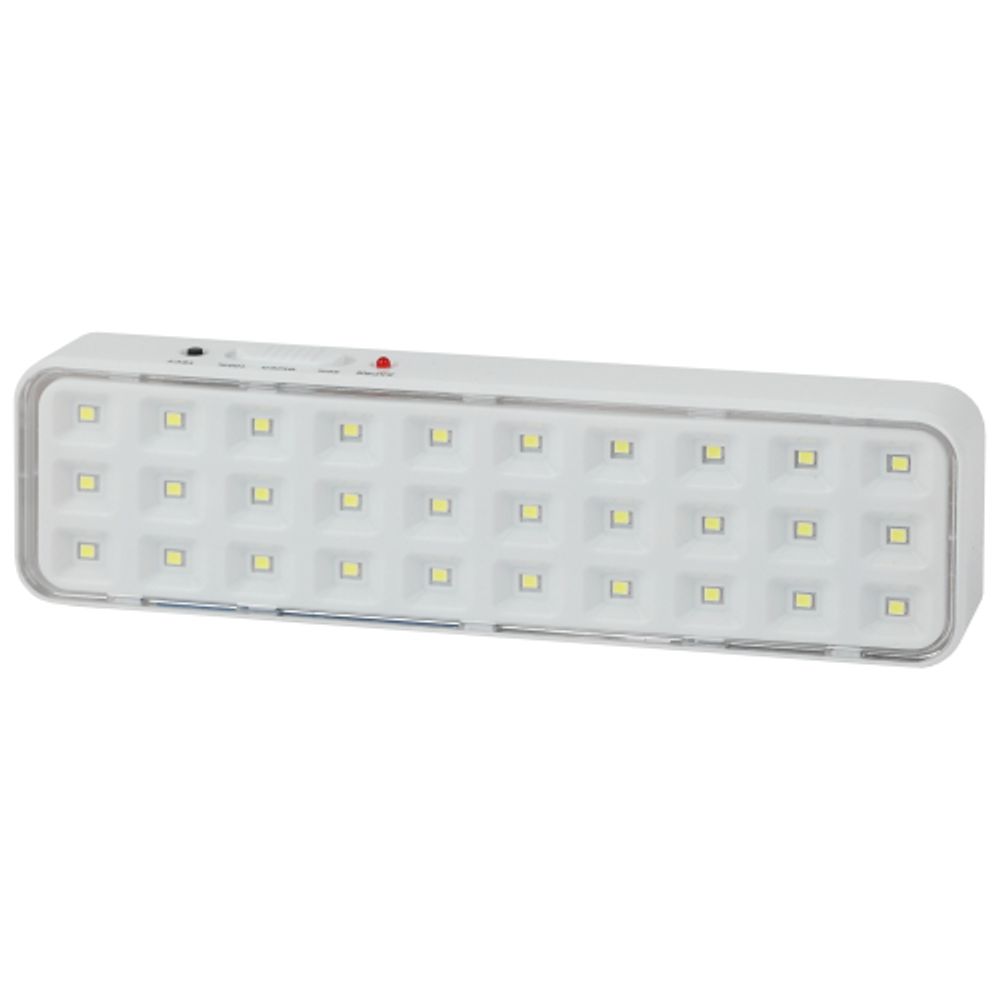 Аварийный светильник светодиодный ЭРА DBA-102-0-20 непостоянный 30LED 5ч IP20 выход | Светильники аварийные