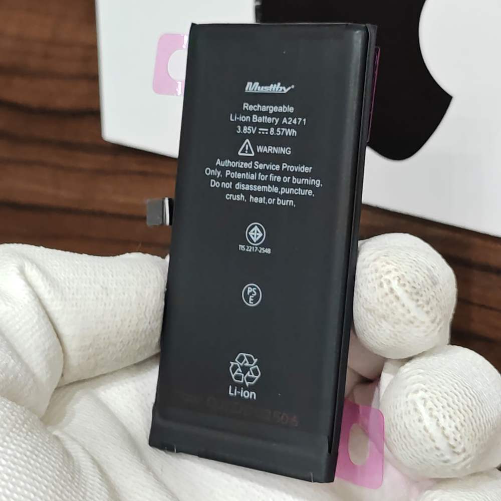 Аккумулятор повышенной ёмкости MusttBy для iPhone 12 Mini (A2471) Категория: "Премиум качество" АКБ 2460mAh Li-ion Battery