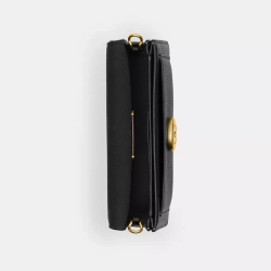 COACH СУМКА ЧЕРЕЗ ПЛЕЧО TABBY 19 С ЦЕПОЧКОЙ, ЧЕРНЫЙ