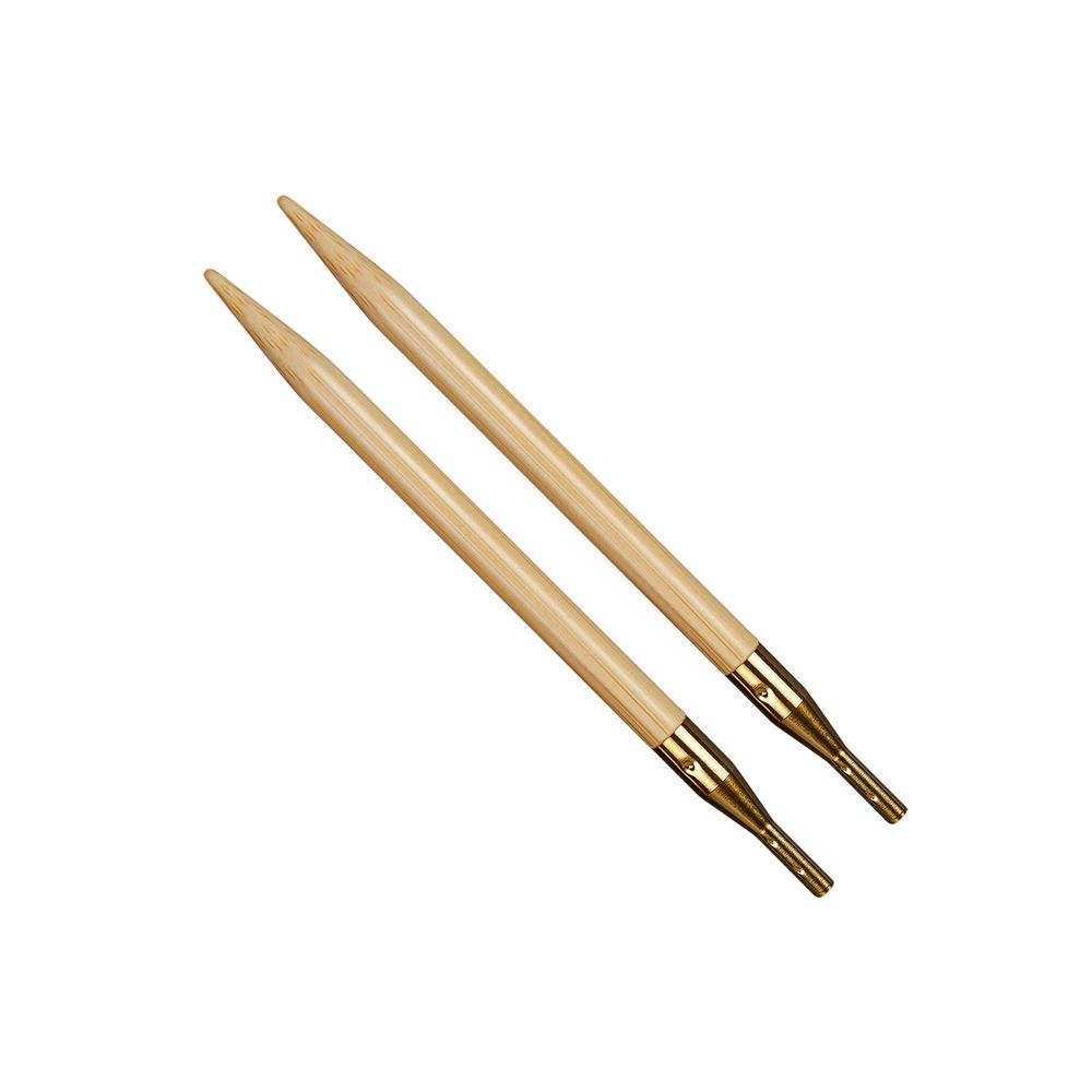 Спицы съемные Addi Click Bamboo, большие ⌀12 мм, 13 см, 2 шт Спицы съемные Addi Click Bamboo, большие ⌀12 мм, 13 см, 2 шт