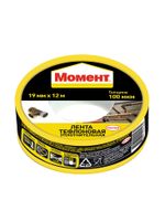 Лента тефлоновая уплотнительная (фум) Момент, 19 мм x 12 м, 278931
