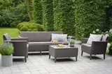 Allibert Комплект Салемо трипл сет (Salemo 3 seater set) капучино — фото 2
