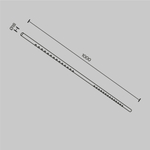 Светильник светодиодный для штанговой системы освещения Maytoni AXITY Points C101CL-L1000-24W3-6K-B
