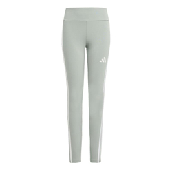 Детские брюки Adidas Girls 3-Stripes — wonder silver/white