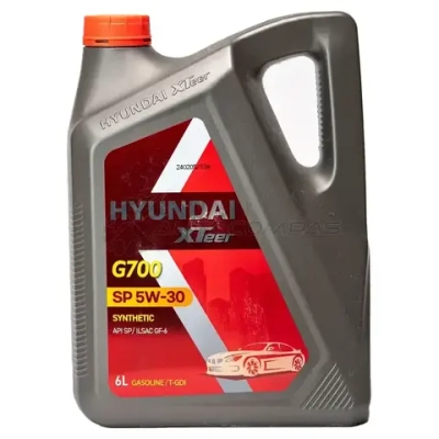 Масло моторное синт. HYUNDAI  XTeer G700 SP 5W30, 6 л 1061135