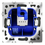 Розетка компьютерная встраиваемая VOLTUM S70 RJ45 кат.6, (графит)