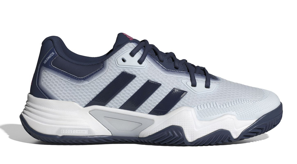 Мужские кроссовки теннисные Adidas Solematch Control 2 Clay - небесный