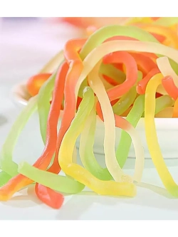 Мармеладные Тянучки шнурки с фруктовыми вкусами 24 г * 5 шт