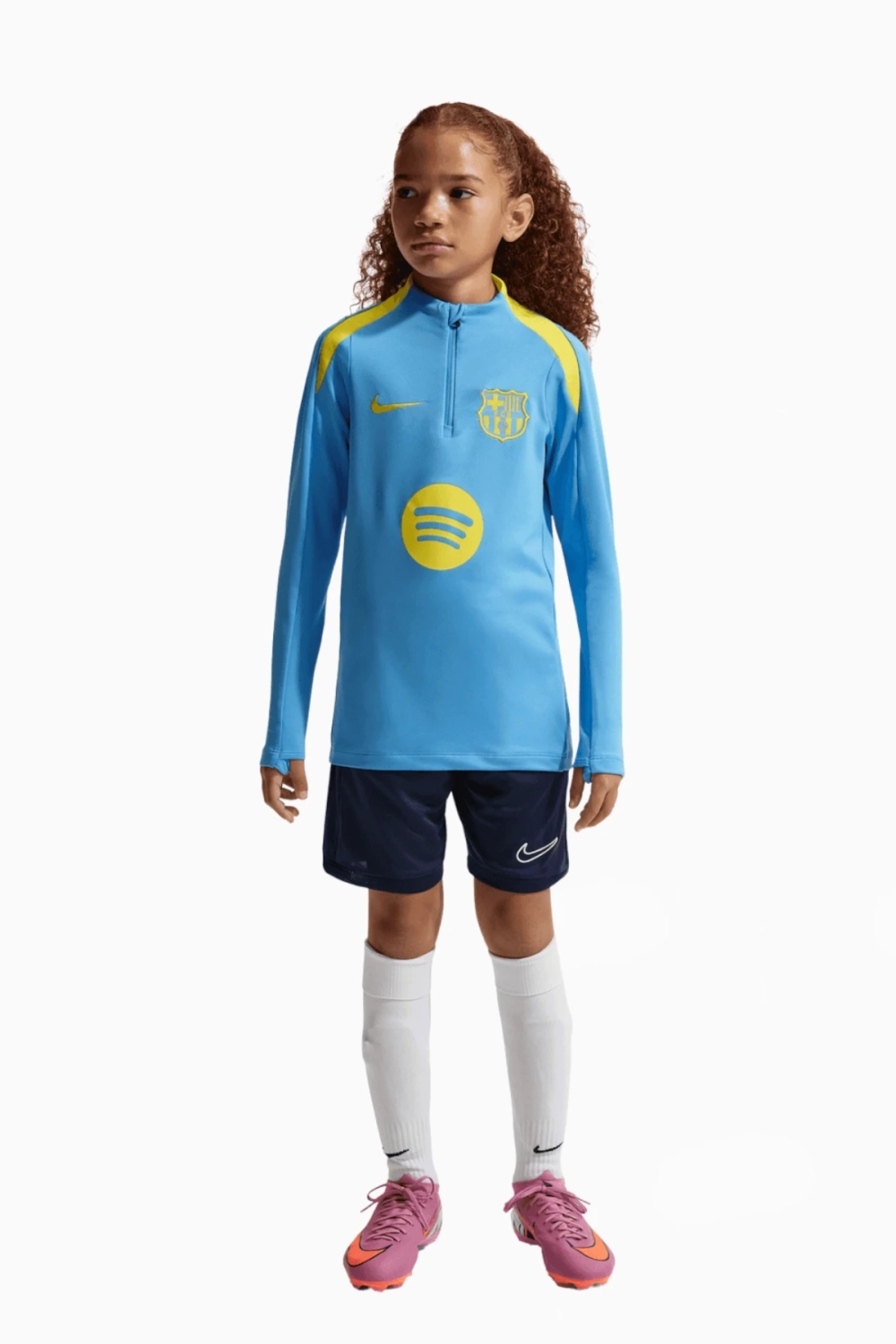 Кофта Nike FC Barcelona 25/26 Strike Drill Top Junior - голубой