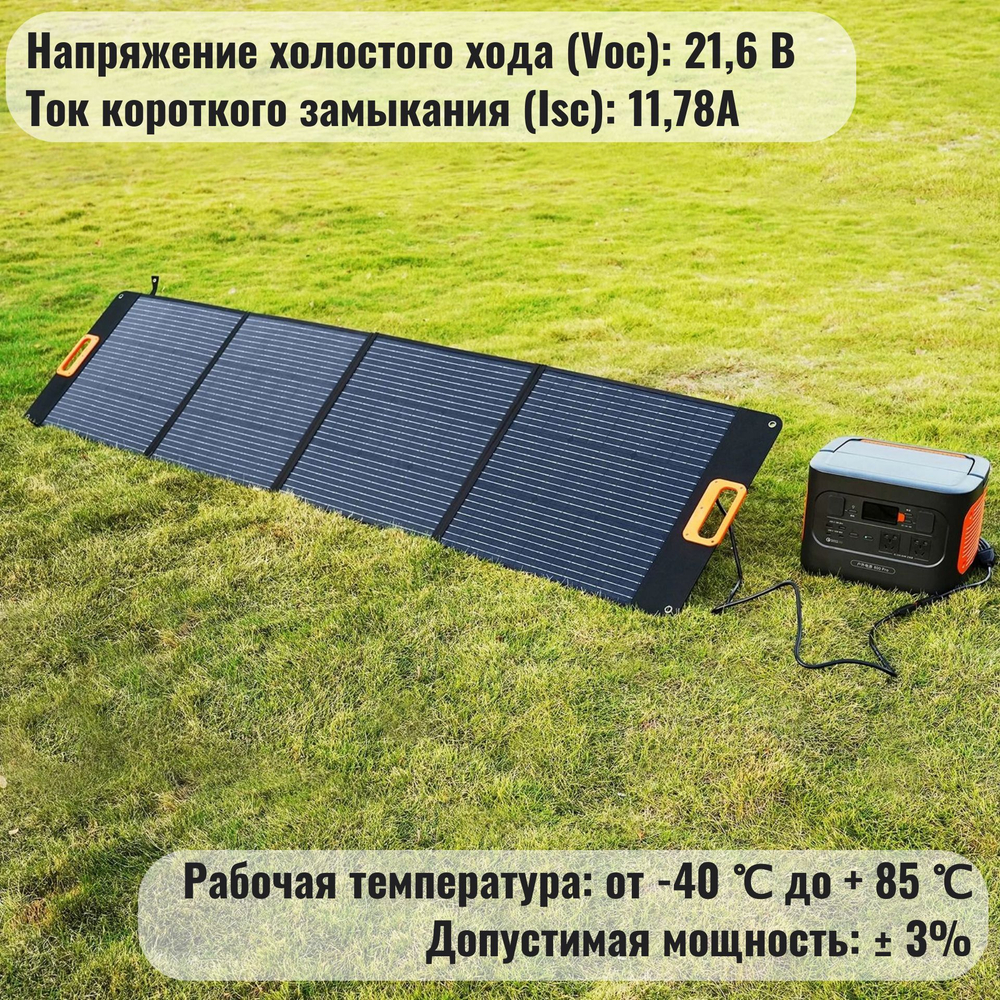 Солнечная панель RDDSPON 200W  18В 4 секции с ручками
