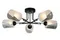 Люстра потолочная Rilon 26012/5 CHROME+BLACK, 5×40 Вт, хромированная и чёрная
