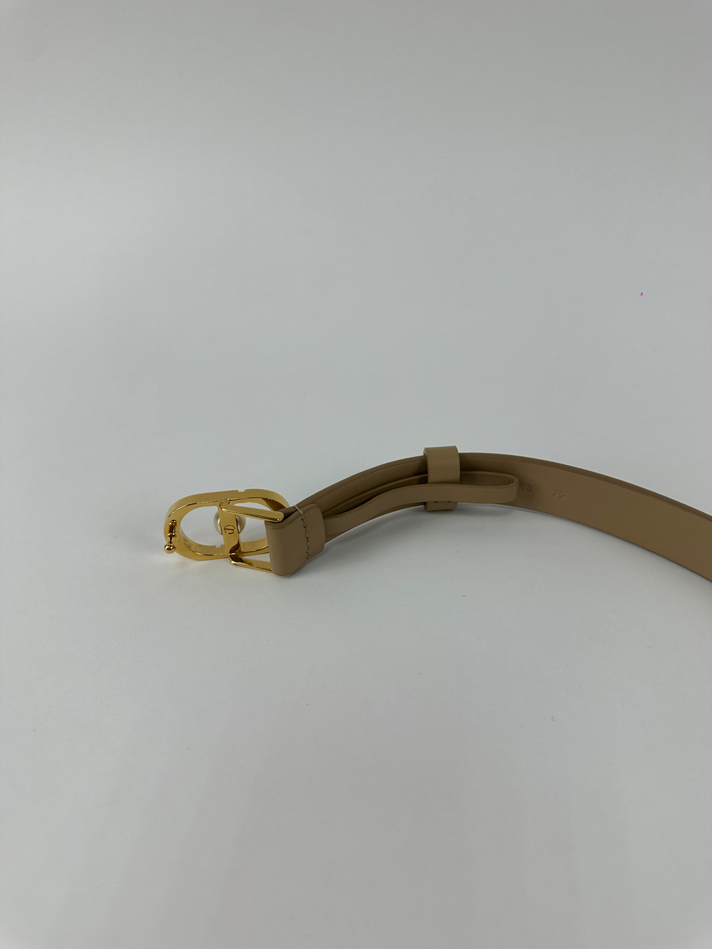Ремень Christian Dior 30 Montaigne Jolie Pearl