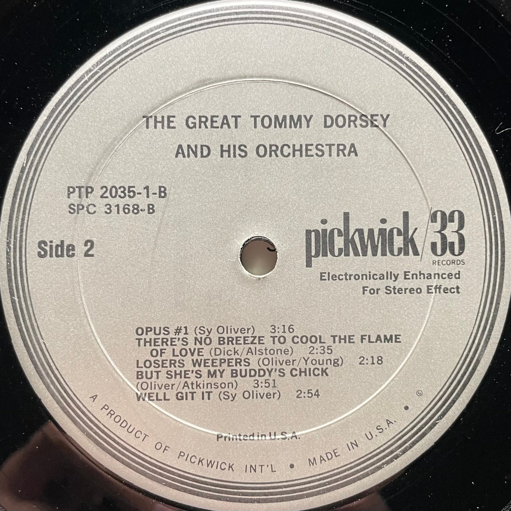 Tommy Dorsey And His Orchestra ‎– I'm Getting Sentimental Over You 2LP (США 1973г.)