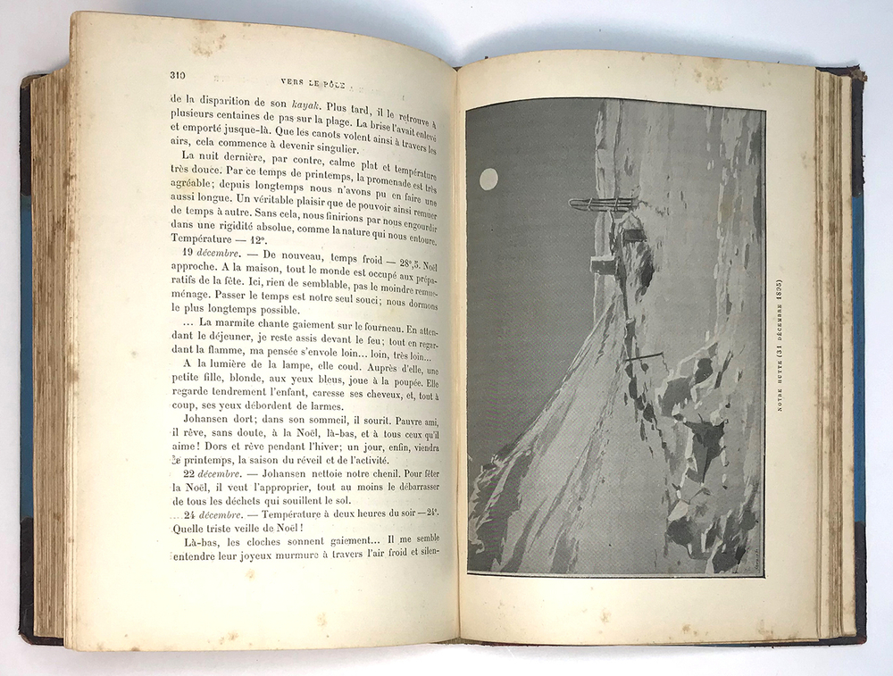 «К полюсу» Фритьофа Нансена, перевод Шарля Рабо («Vers le pôle», de Fridtjof Nansen). Париж, 1897
