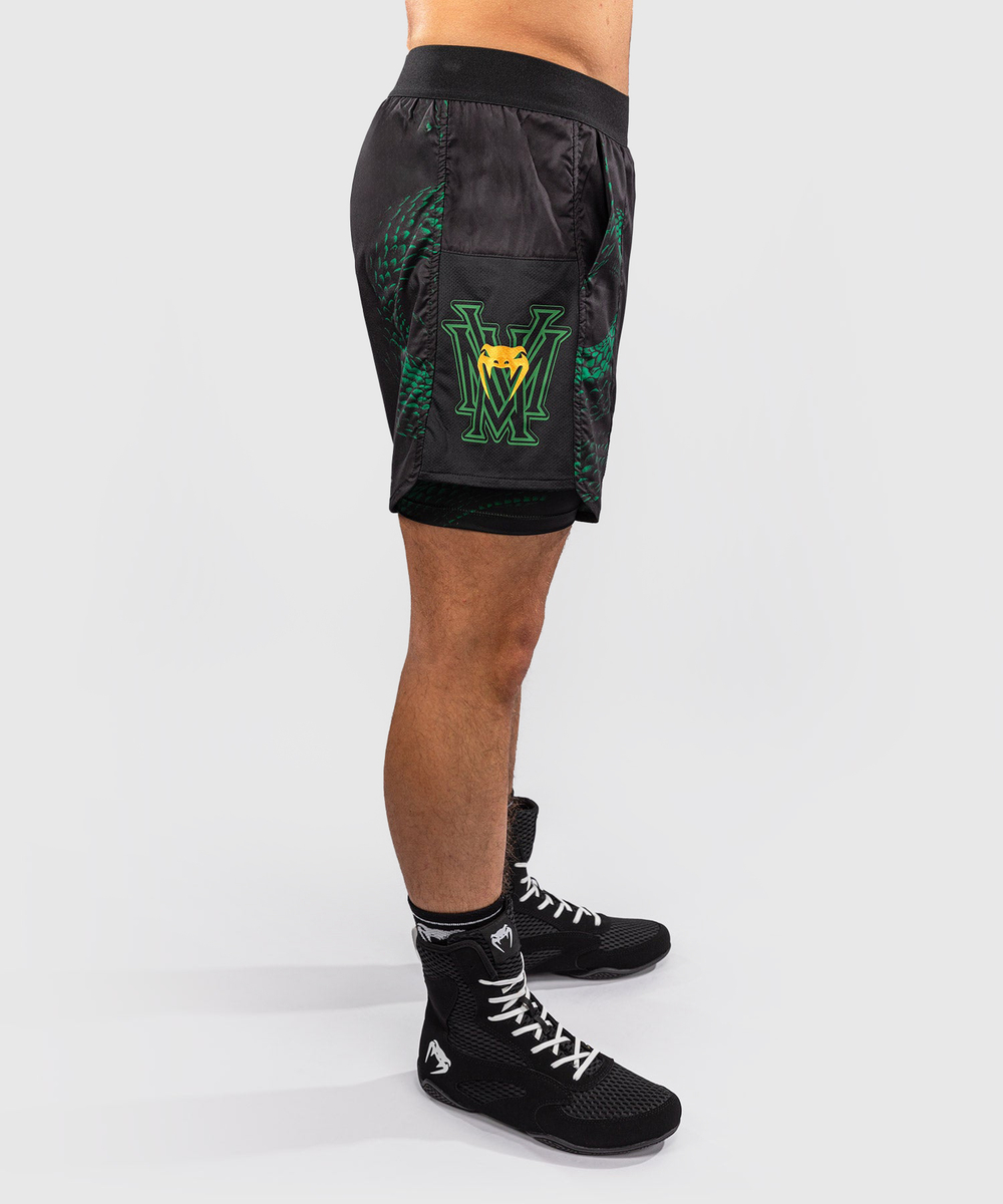 Шорты спортивные Venum Matupa Black/Green/Gold