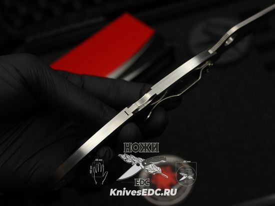 Складной нож Spyderco Police C07S c клинком из стали VG-10, рукоять Stainless Steel (разборный)