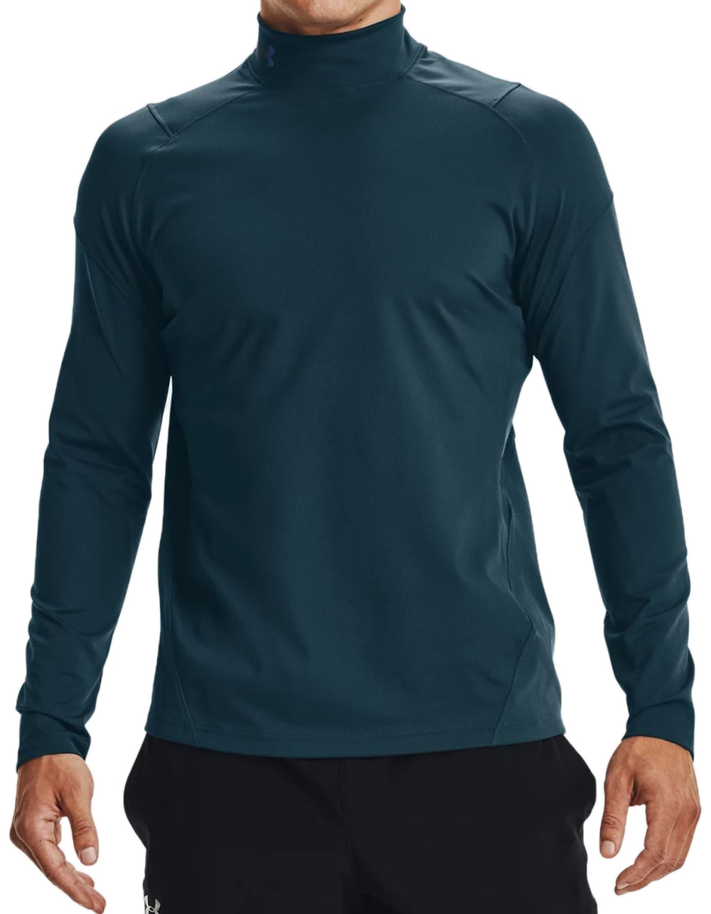 Мужская теннисная кофта Under Armour ColdGear Rush Mock - blue note