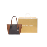 Сумка MICHAEL KORS MK Charlotte PVC Tote, 35T0GCFT3B-BROWN