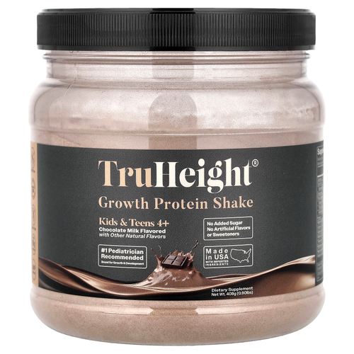TruHeight, протеиновый коктейль для роста, для детей от 5 лет, шоколад, 720 г (25,4 унции)