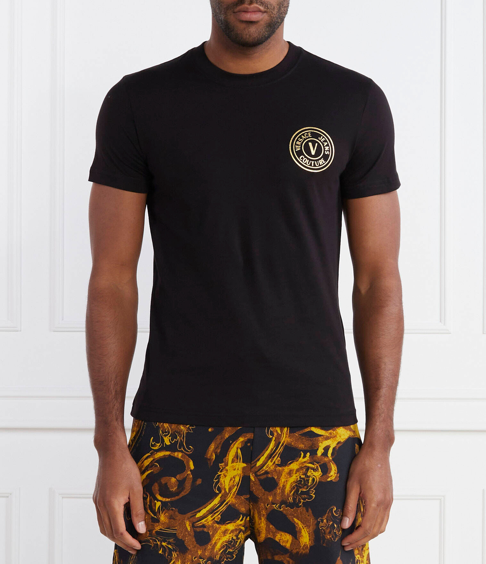 Футболка Versace Jeans Couture - черный(76GAHT02CJ00T)