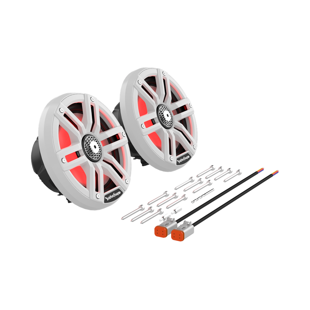 Влагозащищенные динамики 6.5" Rockford Fosgate M2-65 белые (150Вт/600Вт max)