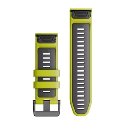 Ремешок Garmin QuickFit 26 мм силиконовый Electric Lime/Graphite 010-13281-03