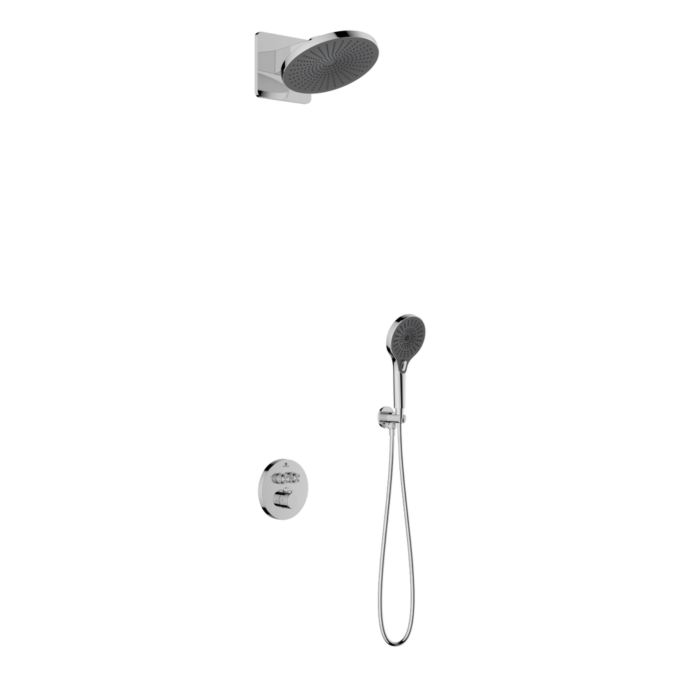 Душевой комплект Vincea Инспаер (Inspire) VSFW-3I22MT5CH встраиваемый, термостат, двухрежимный, хром