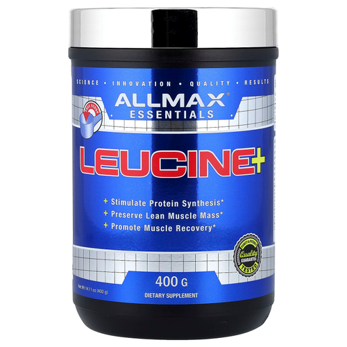 ALLMAX, Essentials, лейцин +, 400 г (14,11 унции)