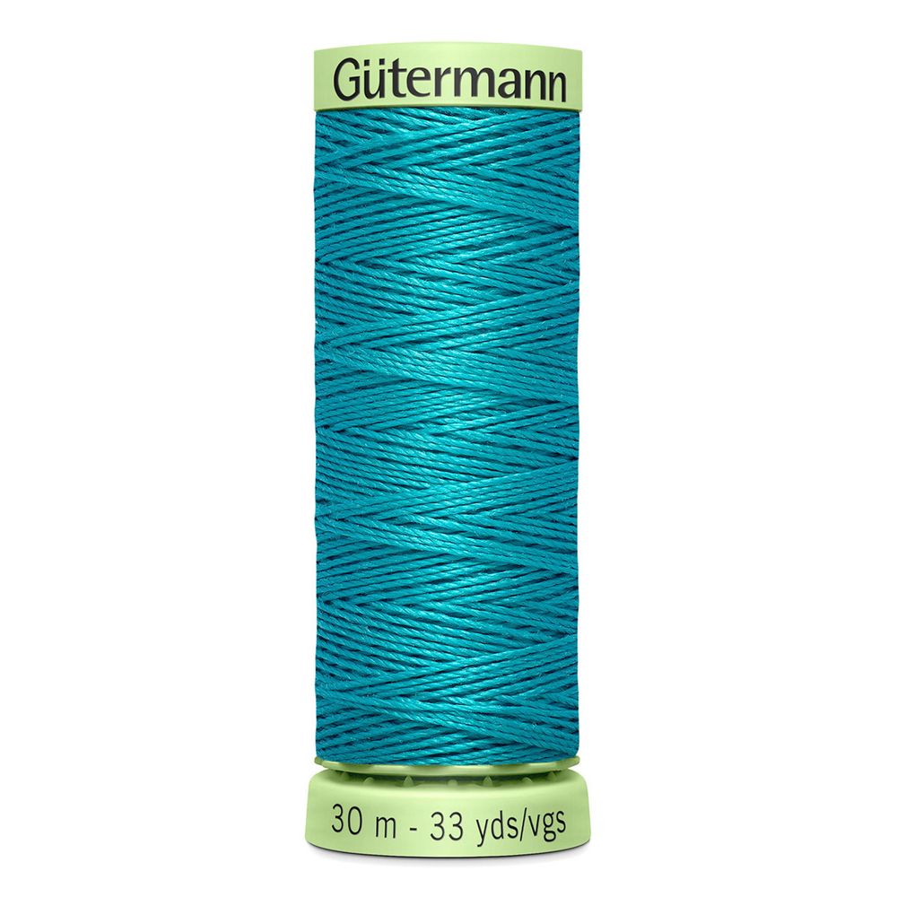 Нитки отделочные Gutermann Top Stitch 30 (30 метров), 5 кат. | 055 св.зеленая бирюза