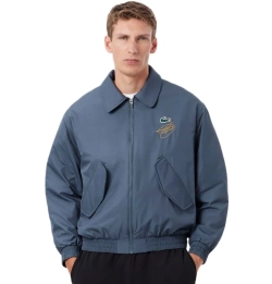 Мужская теннисная куртка Lacoste Tennis x Novak Djokovic - grey