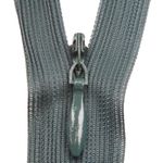 Молния потайная (скрытая) SBS Т3 (3 мм) 1 зам., н/раз., 50 см, S-580 черный, уп. 50 шт