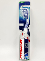 Зубная щетка Pepsodent White System Soft мягкая с перлитом, удаляет поверхностные пятна, 1 шт., синяя