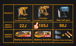 Аккумуляторный гвоздезабиватель нейлер INGCO CCNLI9005 INDUSTRIAL 20 В