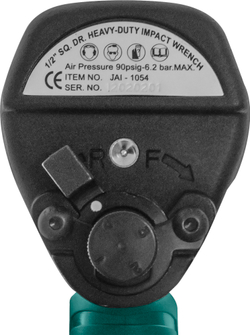 JAI-1054 Гайковерт пневматический ударный 1/2"DR 7000 об/мин., 920 Нм