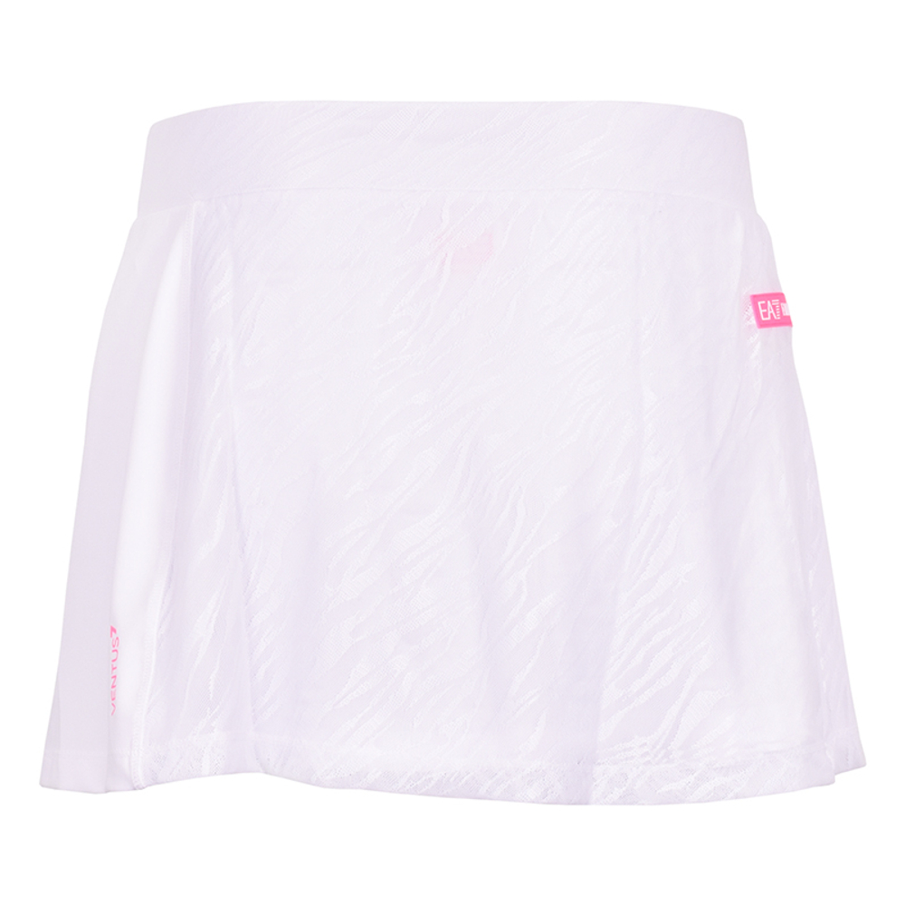 Женская теннисная юбка EA7 Woman Jersey Miniskirt - white