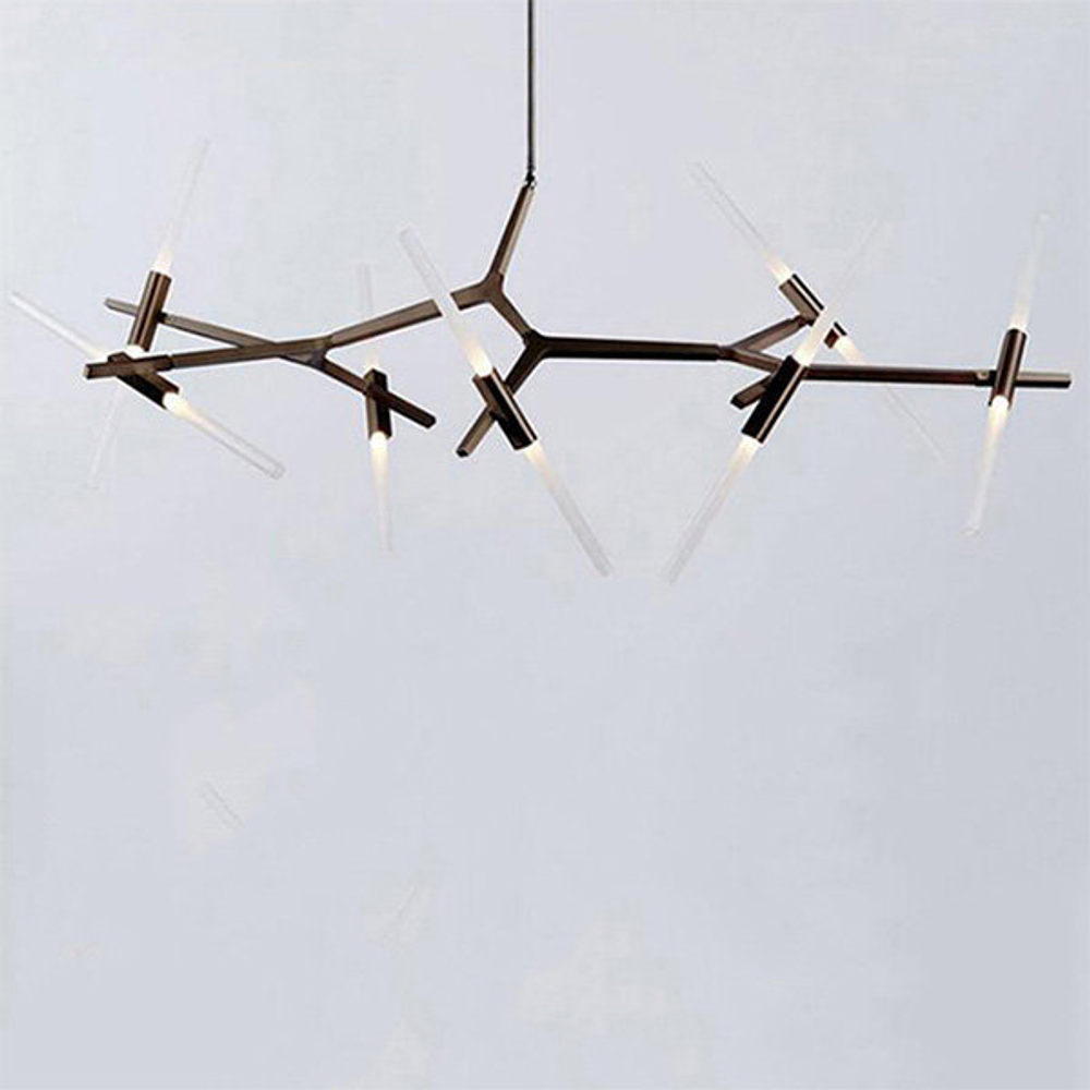 Люстра ROLL&HILL Agnes Chandelier ( Black )   - 14  Lights