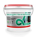 КРАСКА В/Д ДЛЯ СТЕН И ПОТОЛКОВ СУПЕРБЕЛАЯ "ALFAVIT" 14 КГ (1) СЕРИЯ АЛЬФА 42758