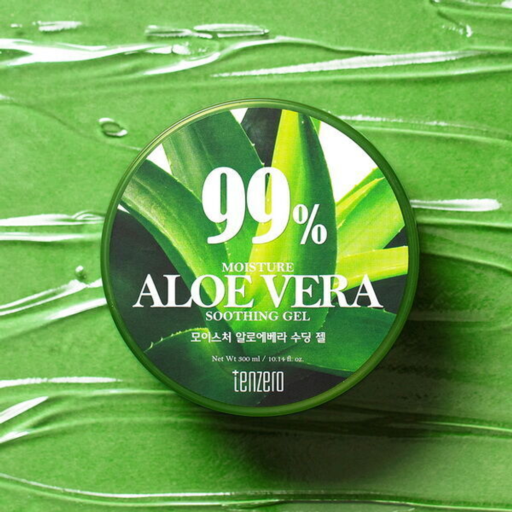 Успокаивающий гель с экстрактом алоэ TenZero Moisture Aloe Vera Soothing Gel, 300мл
