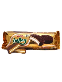 Сэндвич-печенье Halley Ulker/Alpella/в шоколаде с маршмэллоу