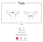 Трусики с вырезом Picantina L-XL черный