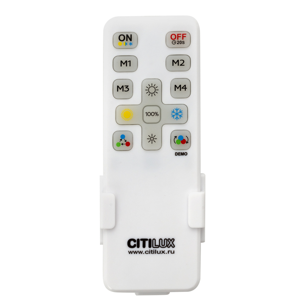 Citilux Дуэт CL719741 LED Люстра с пультом Чёрная