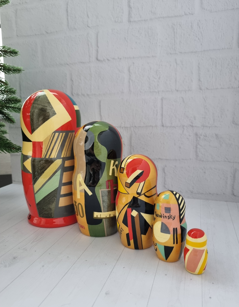 Матрешка 5м 18см Кандинский-Малевич