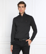 свитер zip mock Tommy Hilfiger - графитовый(MW0MW28049)
