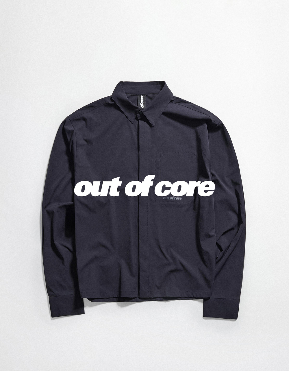 Мужская техническая рубашка-овершот OUT OF CORE - BERSHKA