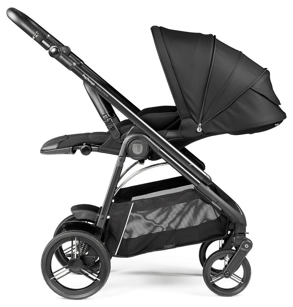 Коляска Peg Perego Veloce New Belvedere SLK 3 в 1 True Black