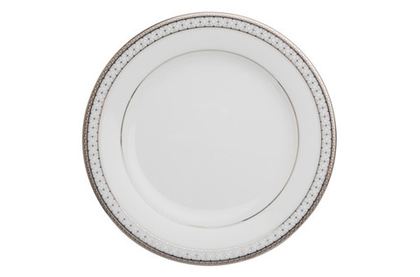 Тарелка закусочная 21см Noritake Рочестер с платиновым кантом