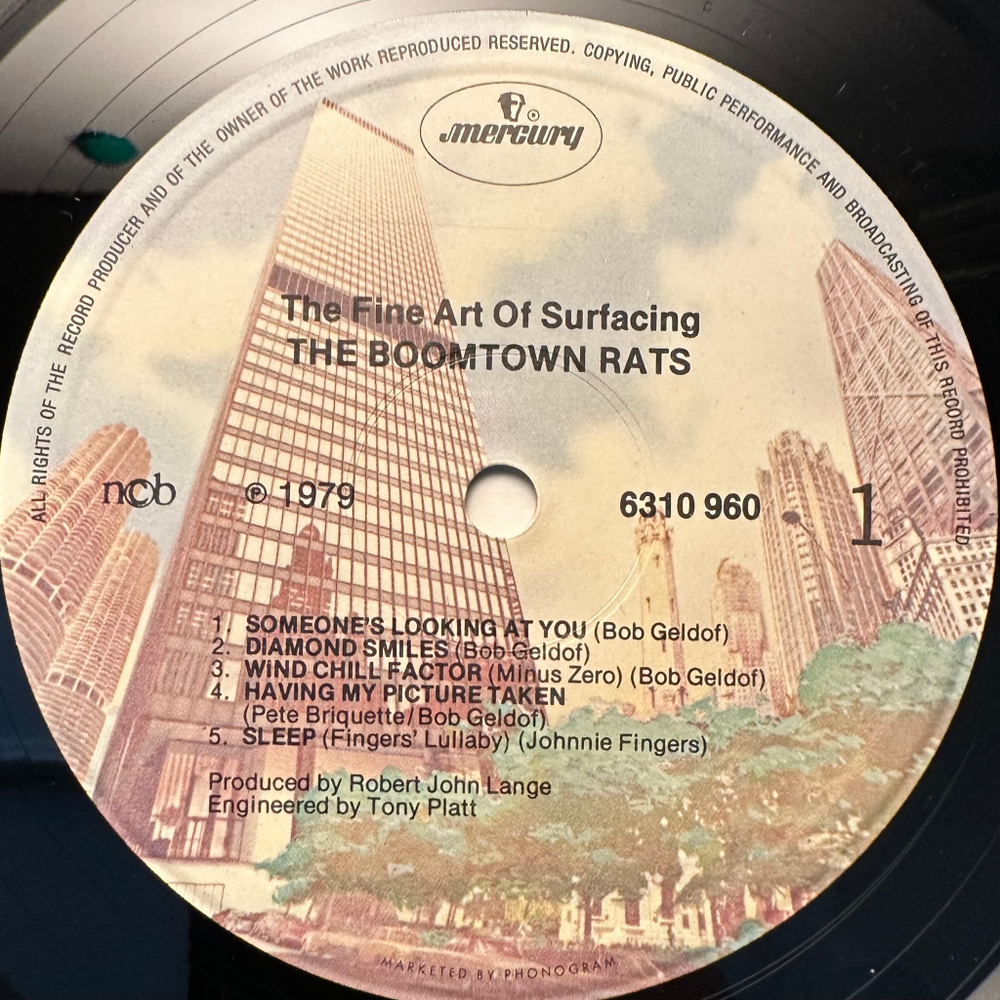 The Boomtown Rats - The Fine Art Of Surfacing (Скандинавия 1979г.)