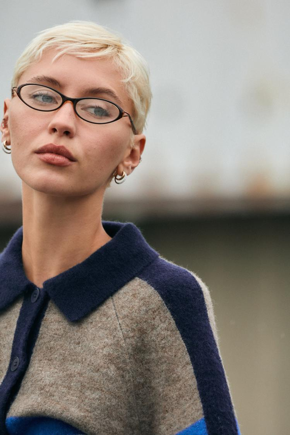 ZARA ТРИКОТАЖНЫЙ КАРДИГАН ПОЛО В ПОЛОСКУ, ЧЕРНЫЙ, СИНИЙ/ЧЕРНЫЙ