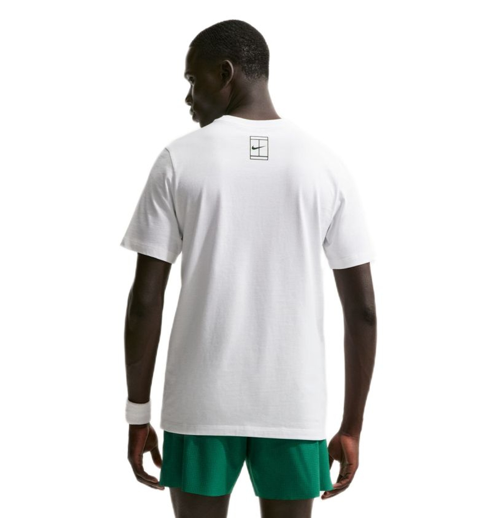 Мужская теннисная футболка Nike Court Tennis - white