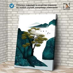 Картина karTTina "ГЕОМЕТРИЧЕСКИЙ ВАЛ", 150 см х 70 см